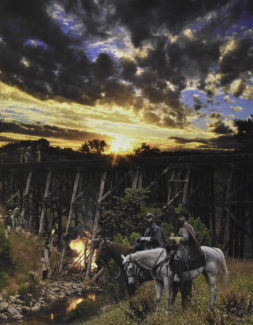 Burning the Trestle at Woodstock